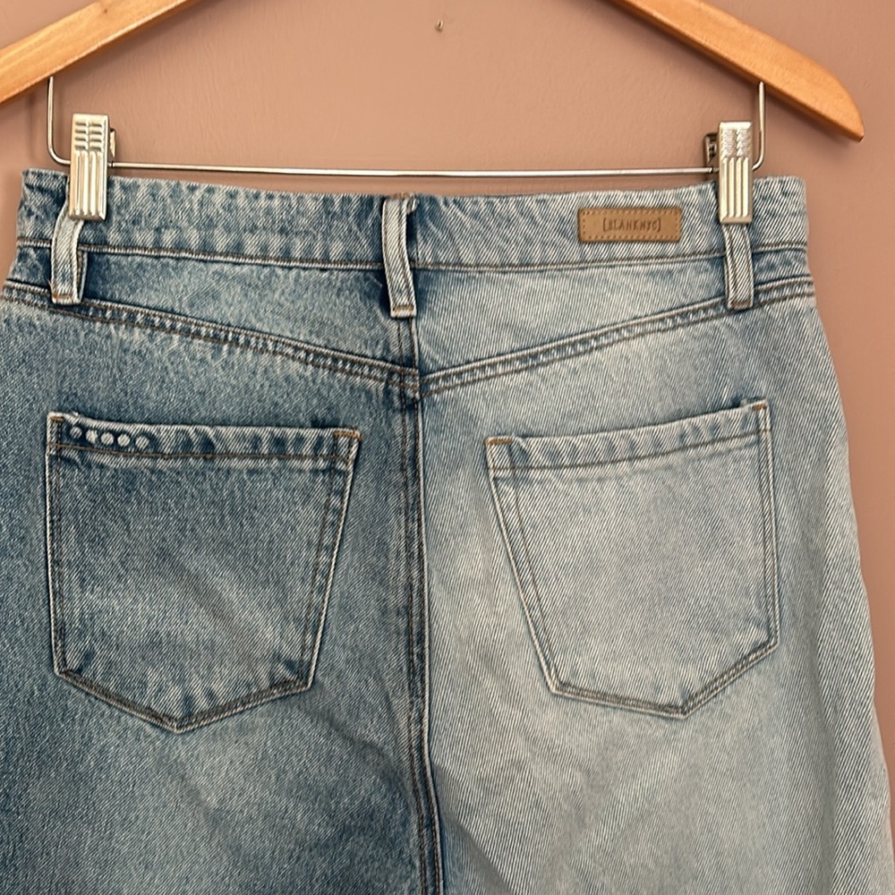 BLANKNYC Baxter Rib Cage Straight Leg Jeans Limited Edition Blue 27 Relaxed Fit - Picture 6 of 15